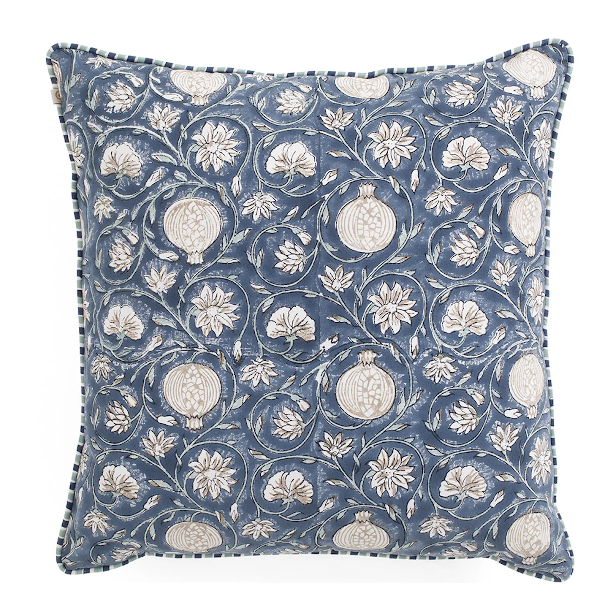 Chamois Tangier Pomegranate kuddfodral 50x50 cm blå