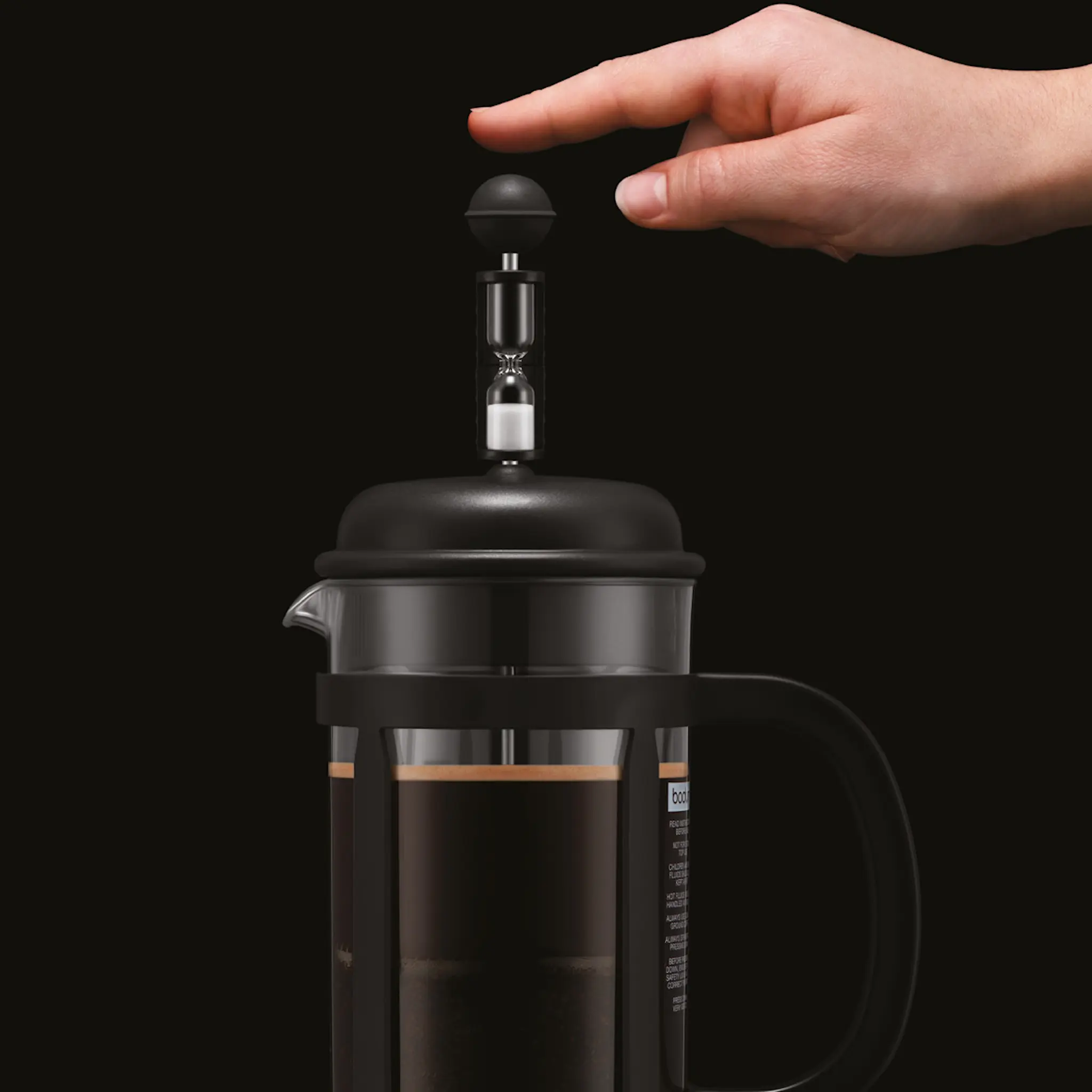 Bodum Bistro Ajastin 4 min Musta