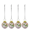 Antico juldekoration 4-pack rosa