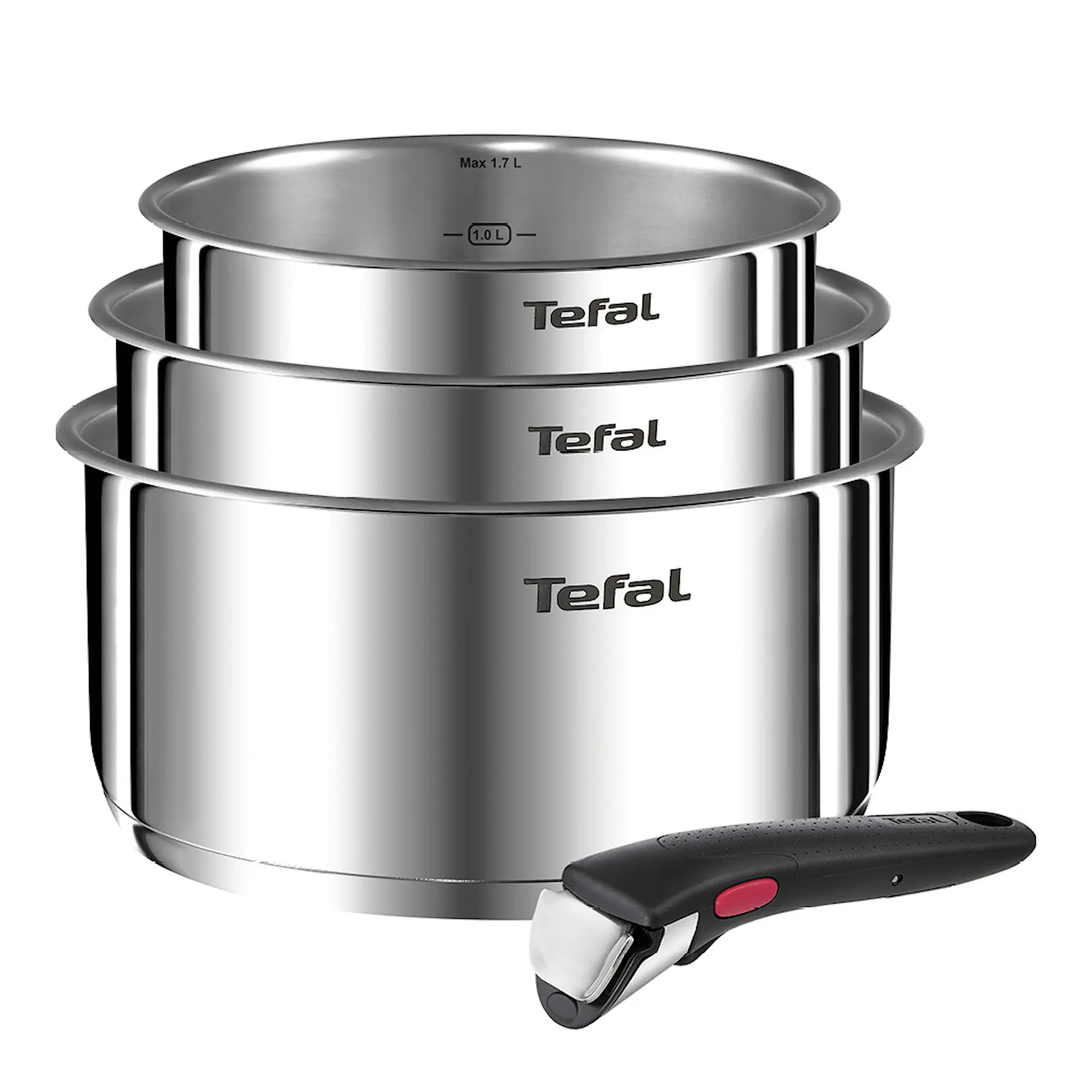 Tefal Ingenio Emotion grytset 4 delar 16+18+20 cm