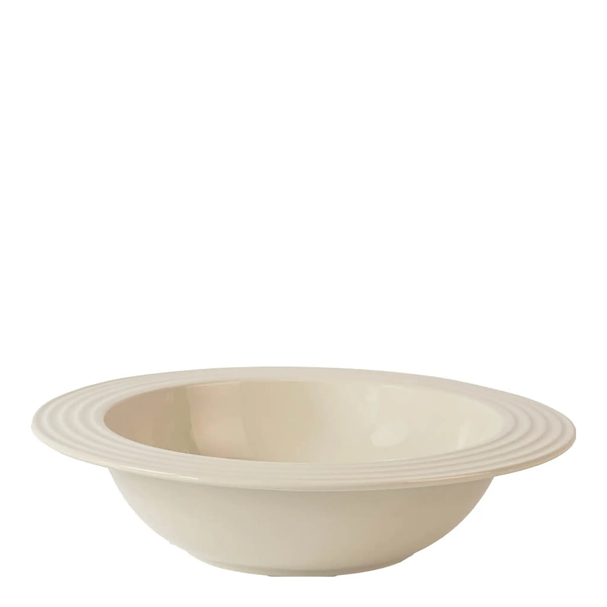 Sagaform Coffee & More djup tallrik 22 cm beige