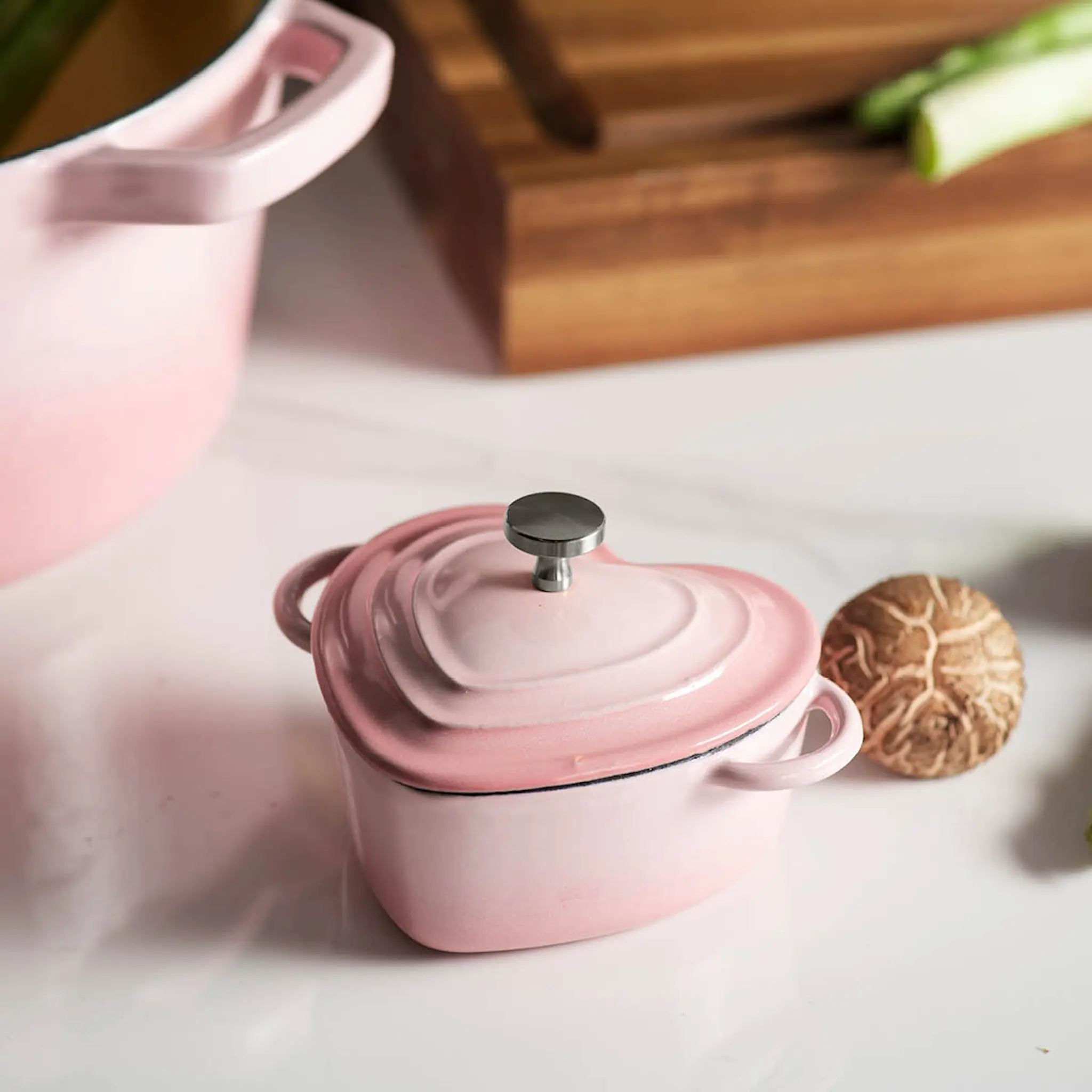 Sabor Mini Valurautapata sydän 22 cl Blush Pink