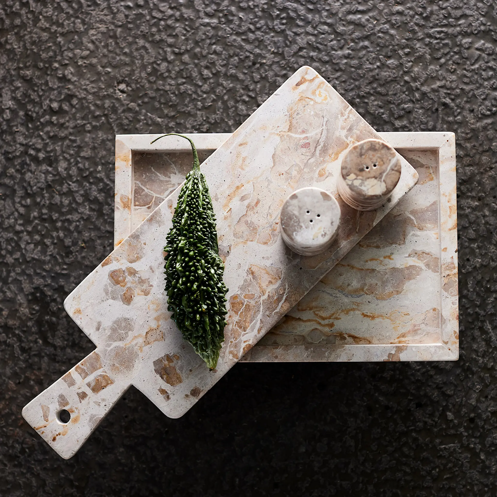 Muubs Vita salt- och pepparkar 8,5 cm ljusrosa