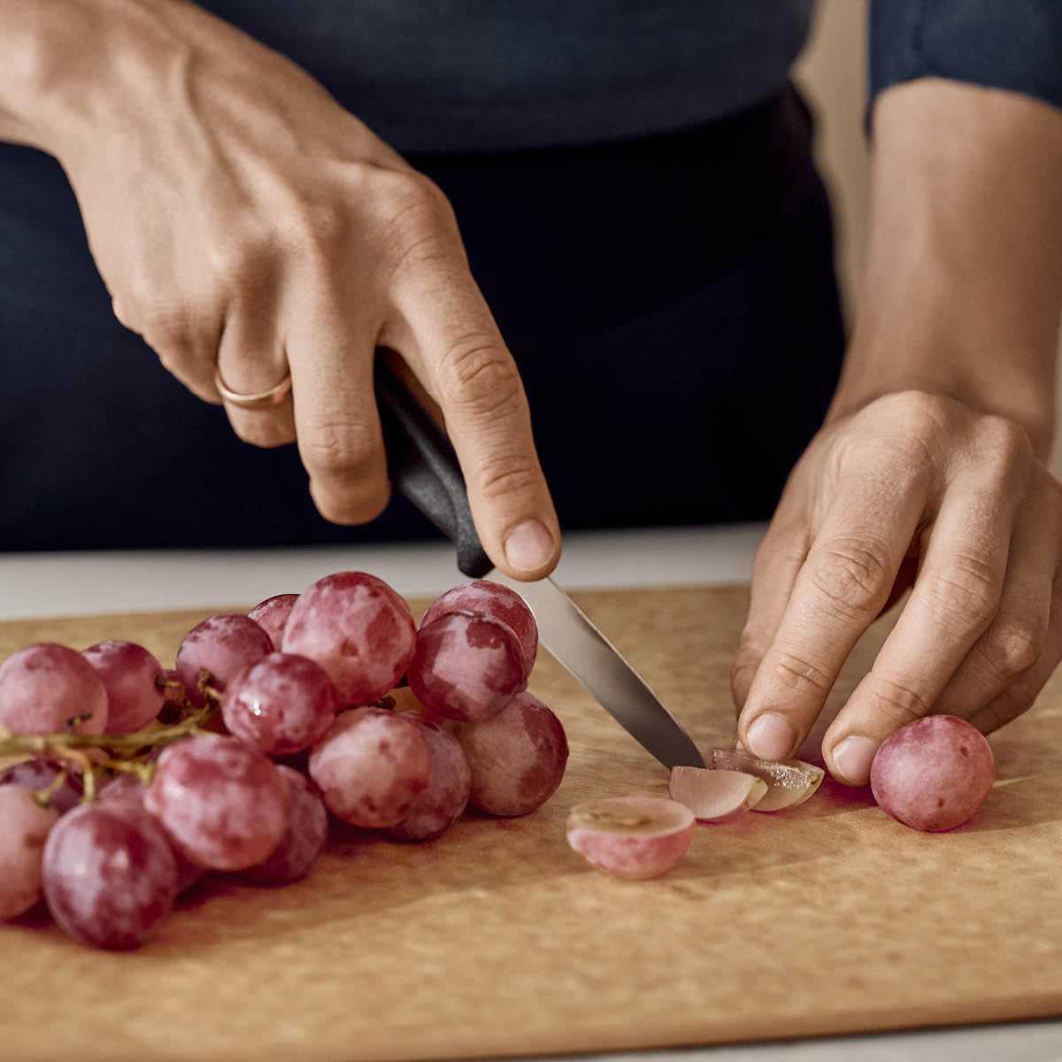 Victorinox Swiss Classic knivsett for grønnsaker 3 deler svart