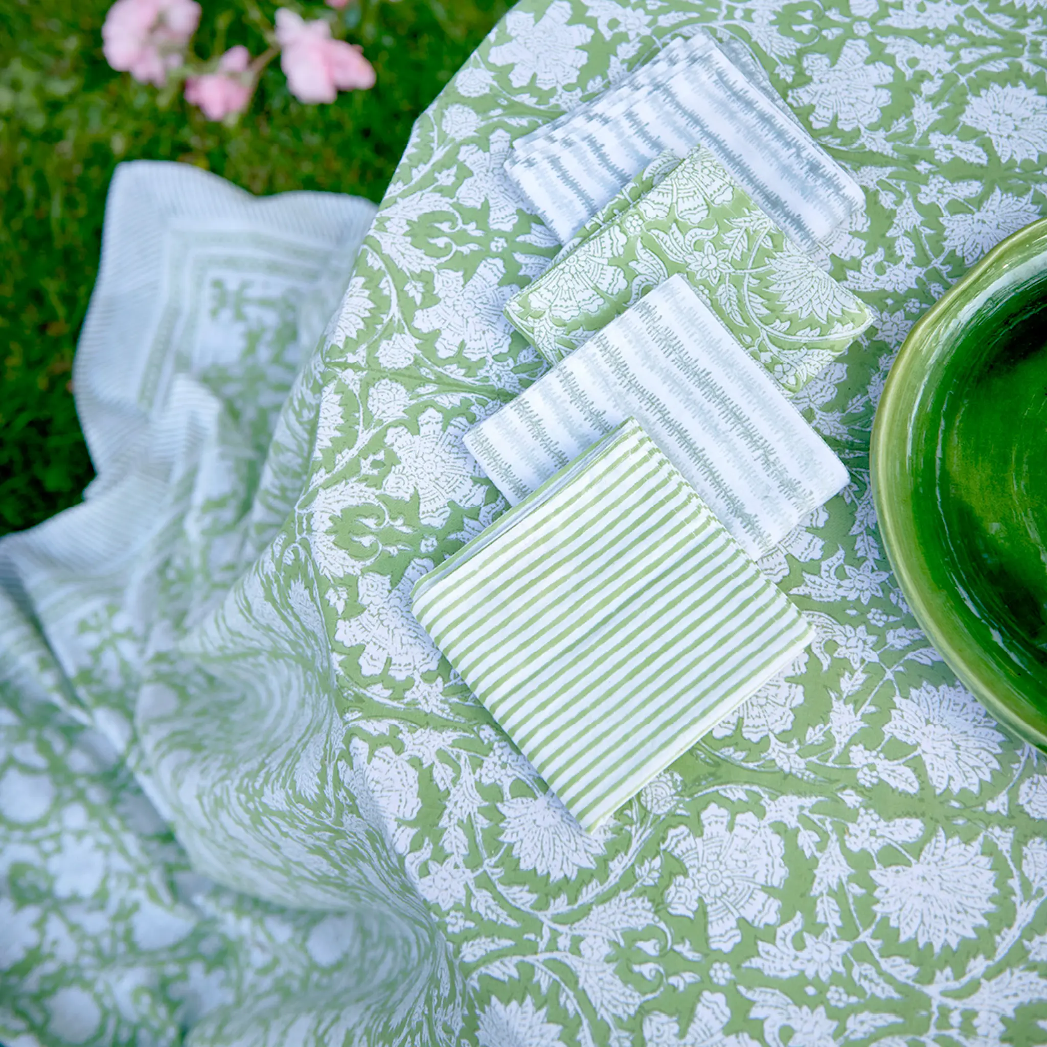 Chamois Paradise duk 170x270 cm green