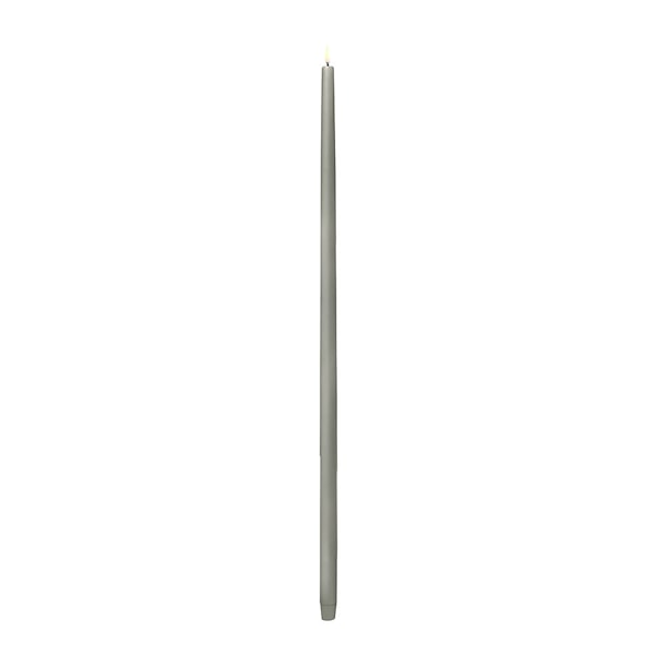 Högt LED antikljus 1-pack 2,3x75 cm sandsten