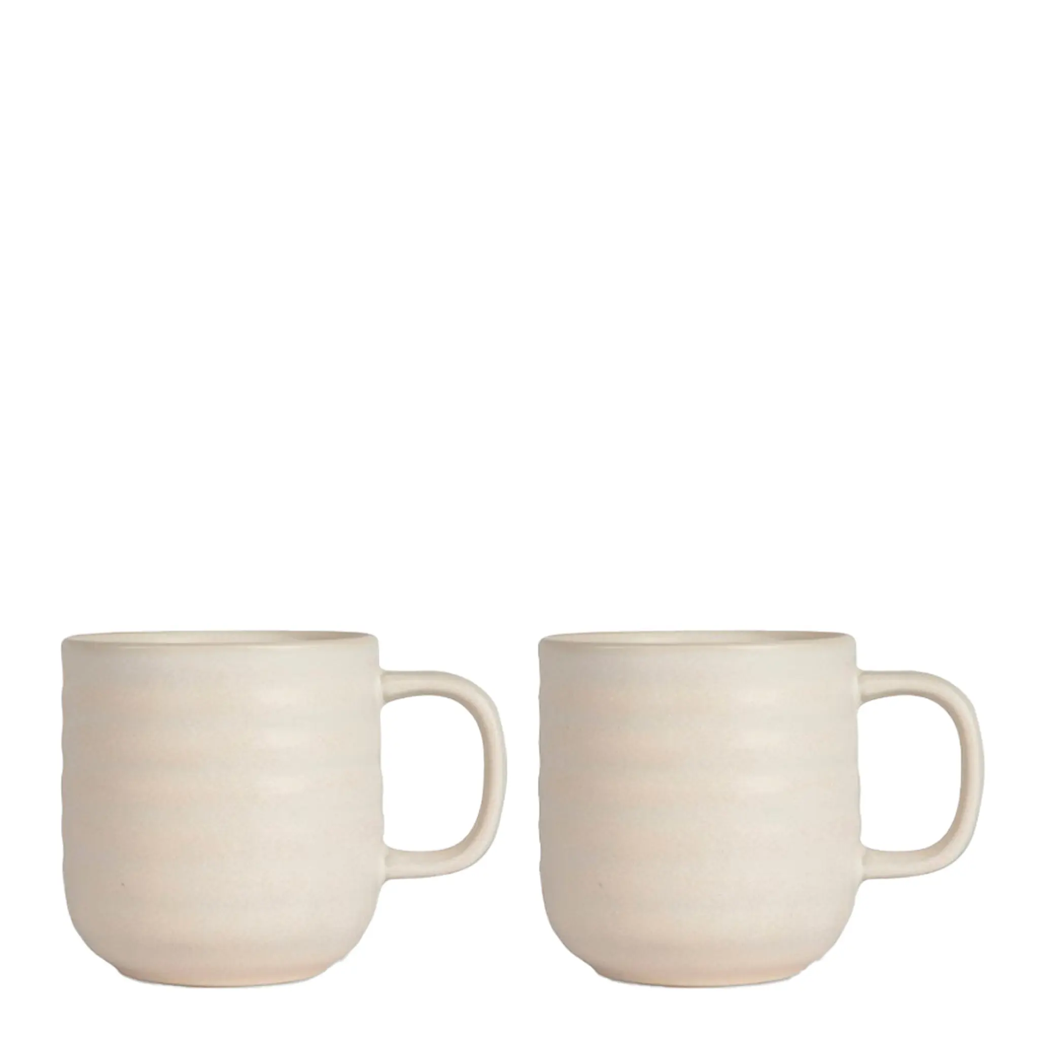 Sagaform Ellen Mugg 37 cl 2-pack Benvit