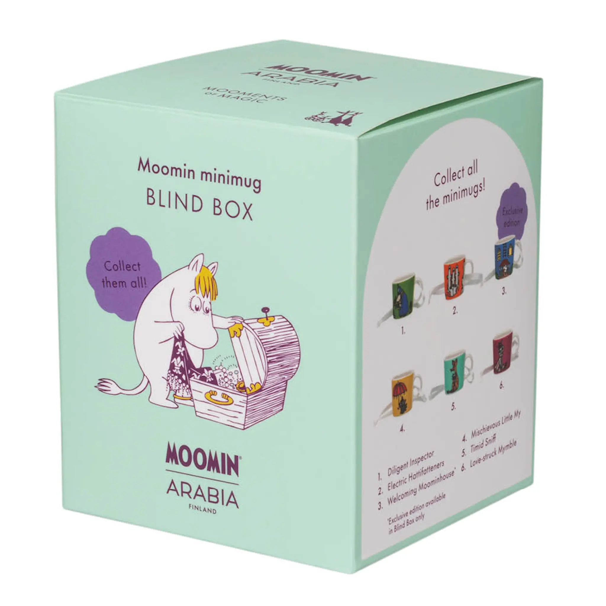 Moomin Arabia Mummikopp mini 3 cm overraskelsesboks