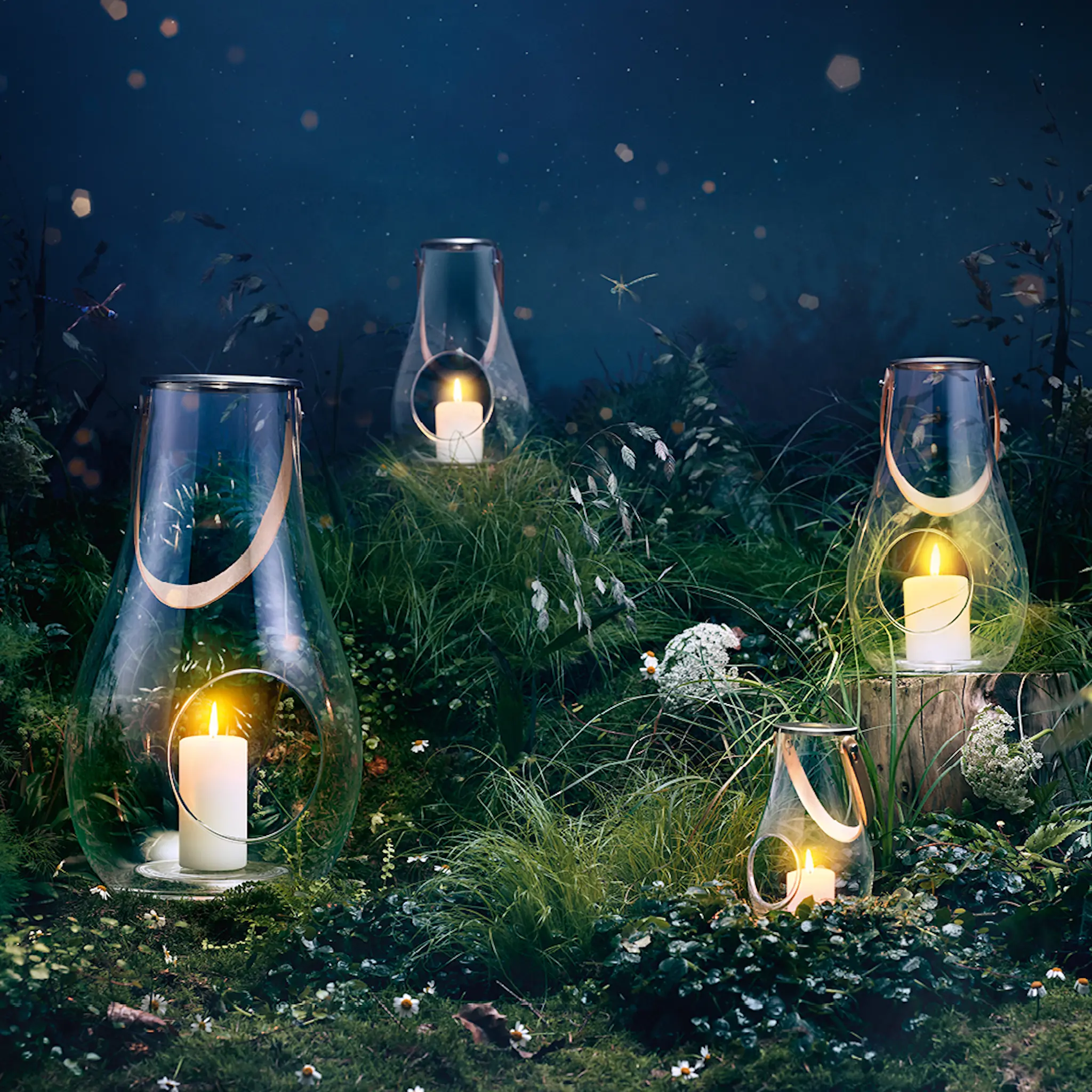 Holmegaard Design with Light Lanterna 29 cm Garden