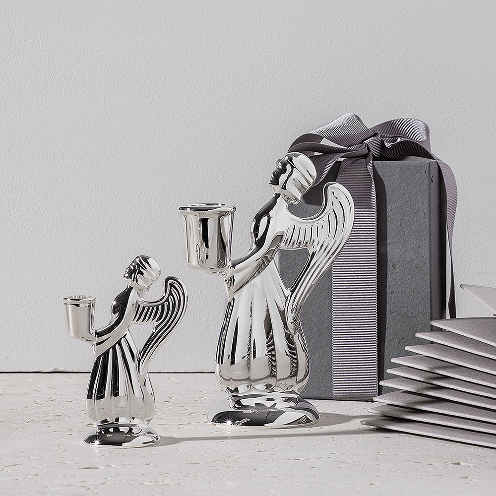 Skultuna Skyddsängel Liten 9 cm Silverpläterad mässing