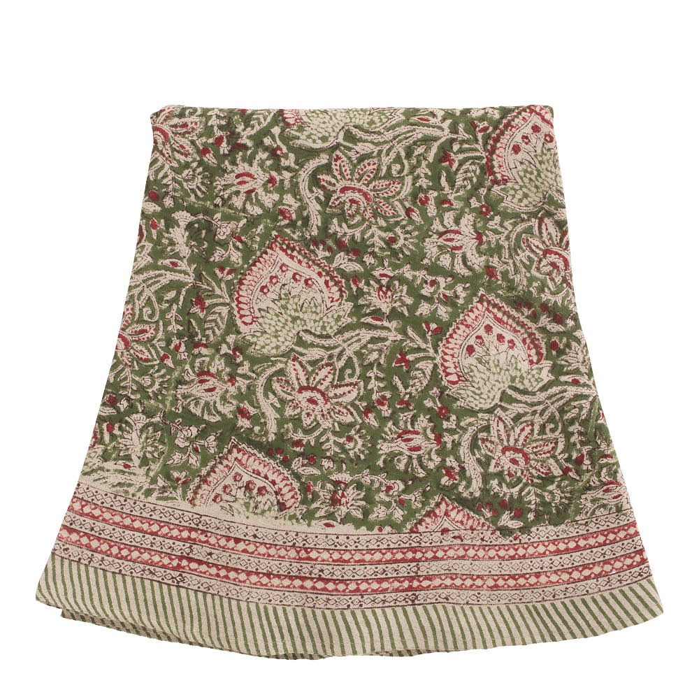 Chamois Oriental rund linduk 220 cm grønn