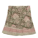 Oriental rund linneduk 220 cm grön