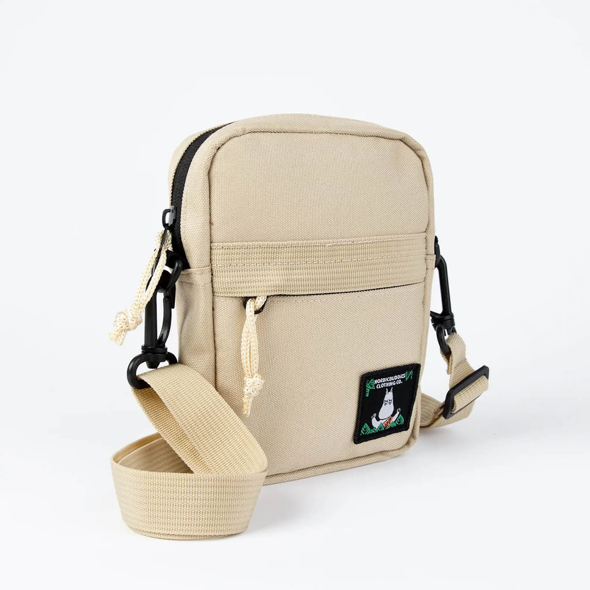 Nordicbuddies Muumi Olkalaukku urban Muumipeikko Beige