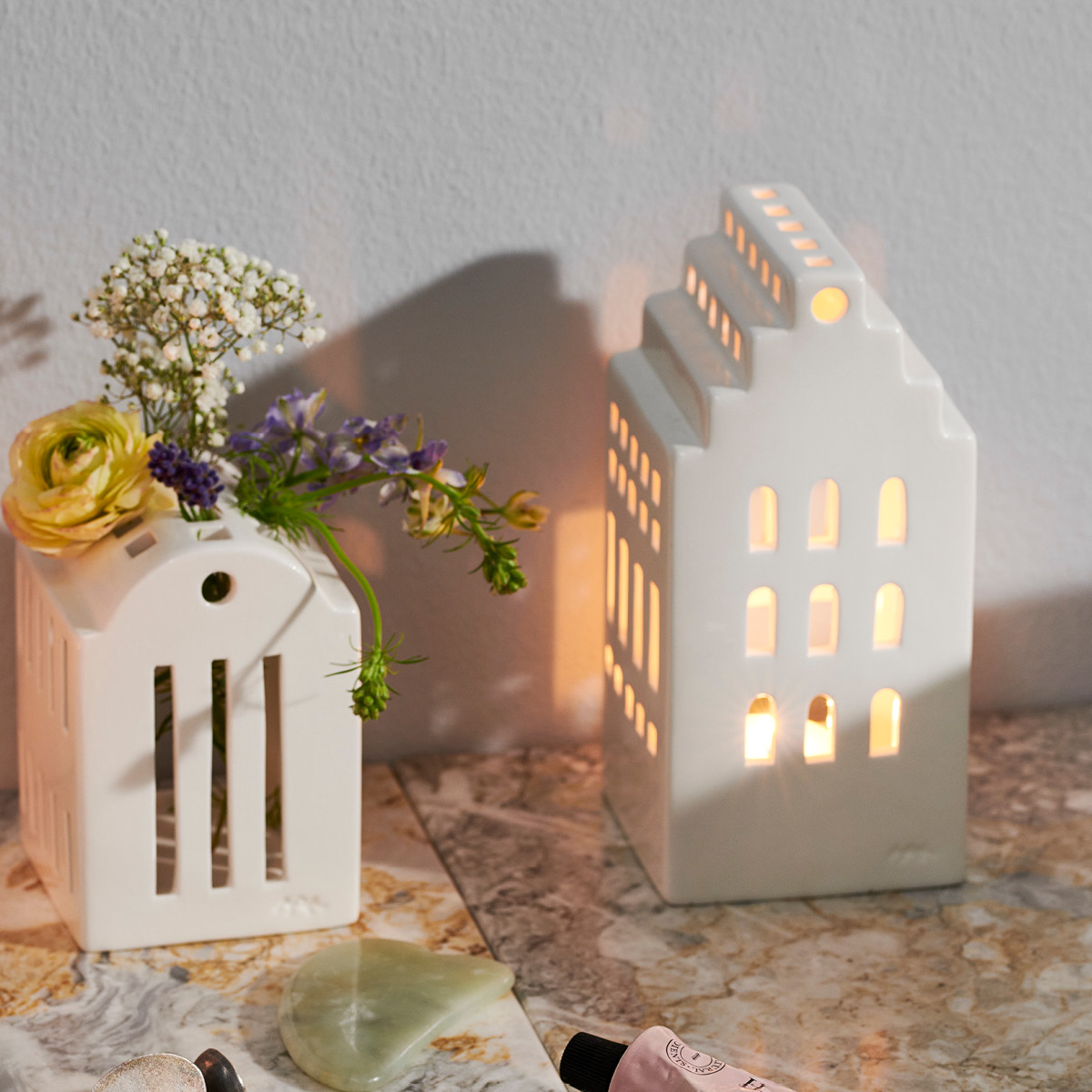 Kähler Urbania Ljuslykta Manor 17 cm Vit