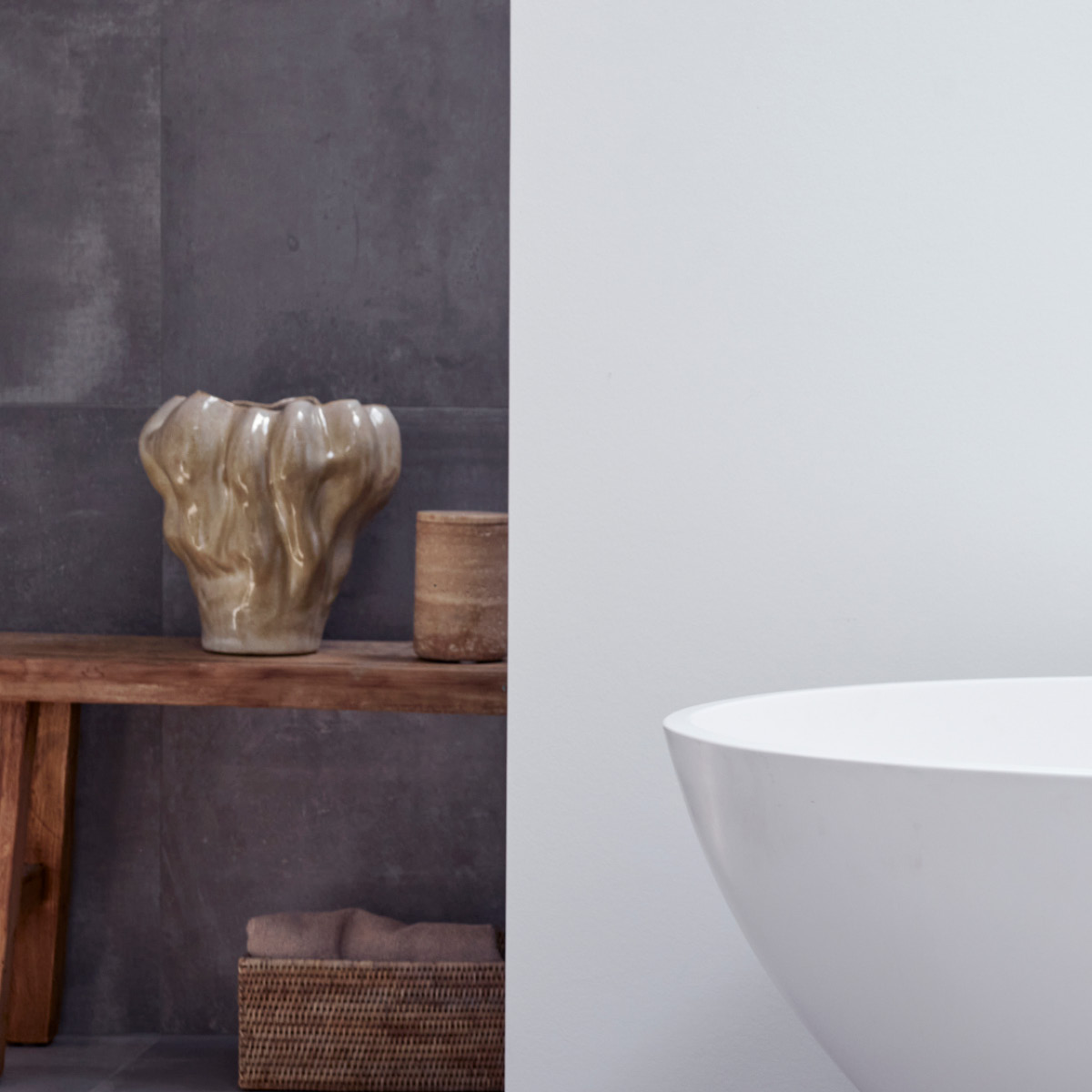 Lene Bjerre Viola Maljakko 30x33 cm Hiekka