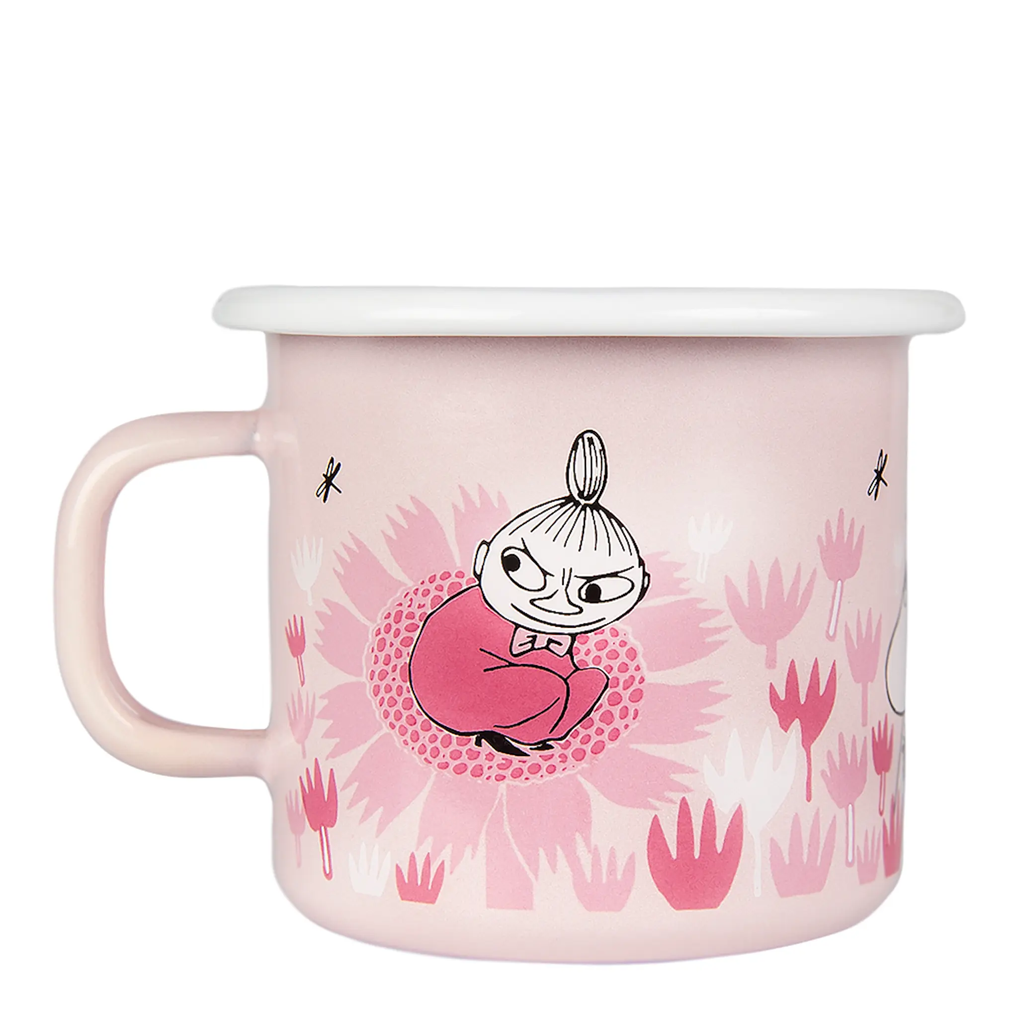 Muurla Mumin Emaljmugg I Trädgården 25 cl Rosa