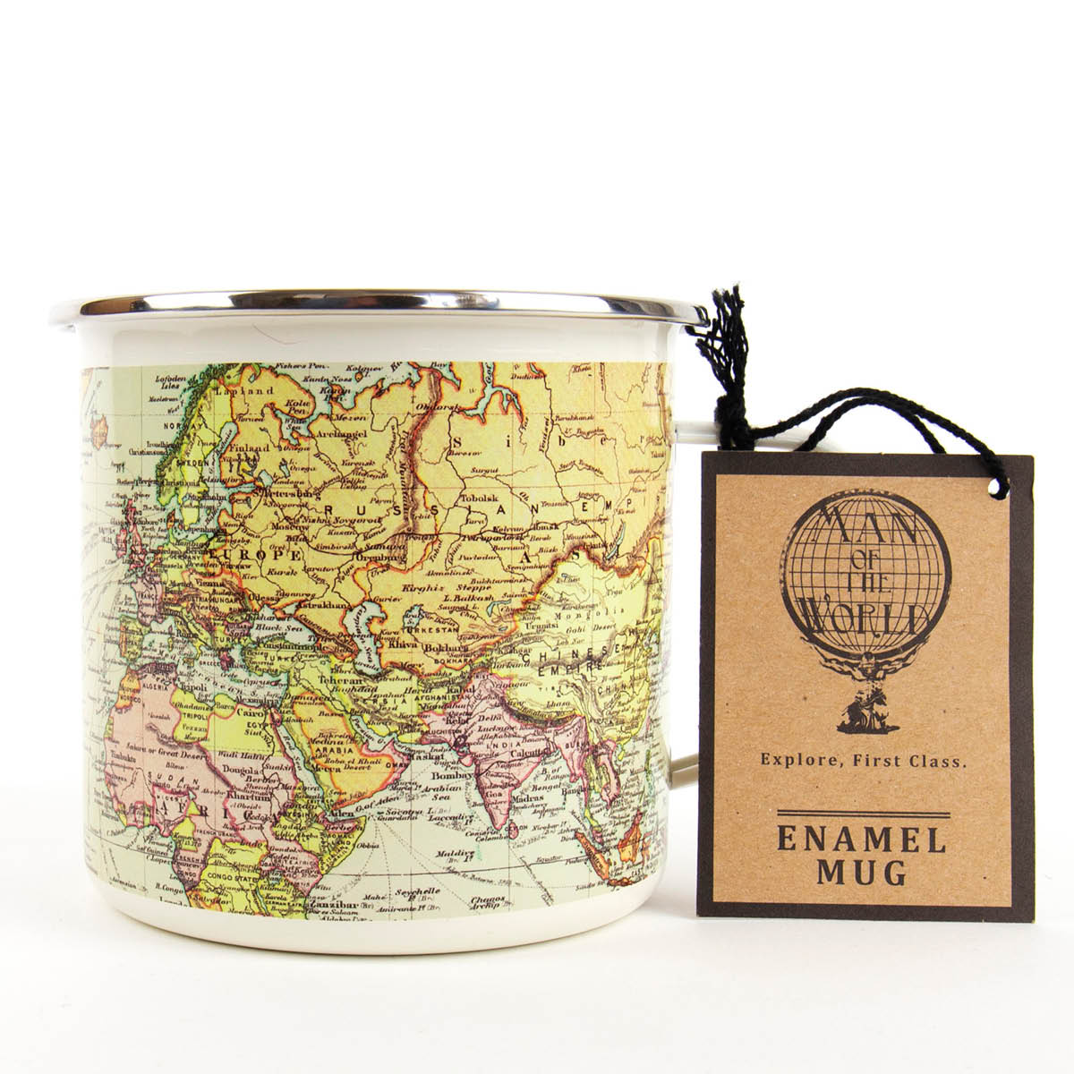 Gift Republic Emaljmugg 50 cl karta