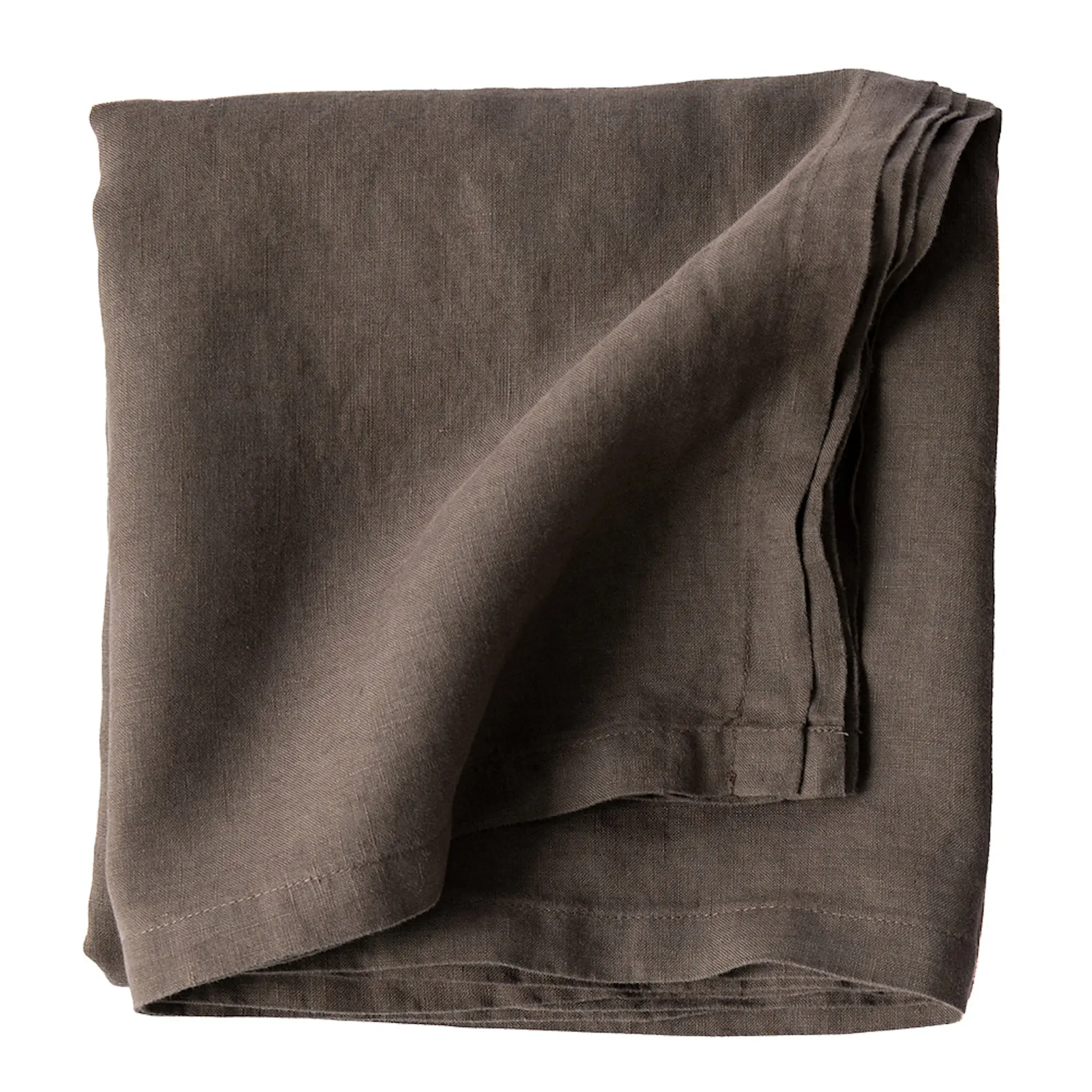 Tell Me More Bordsduk Linne 175x175 cm Taupe