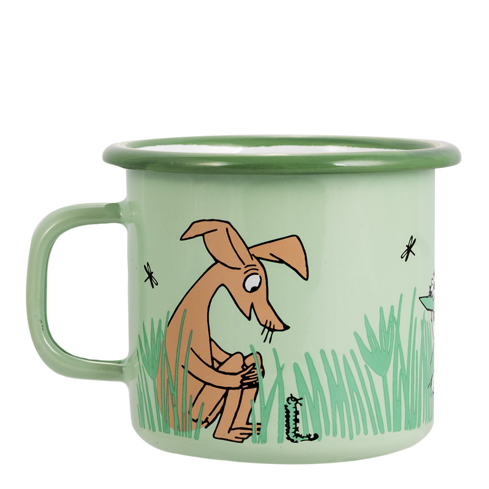 Muurla Mumin Emaljmugg Pojkar 25 cl grön