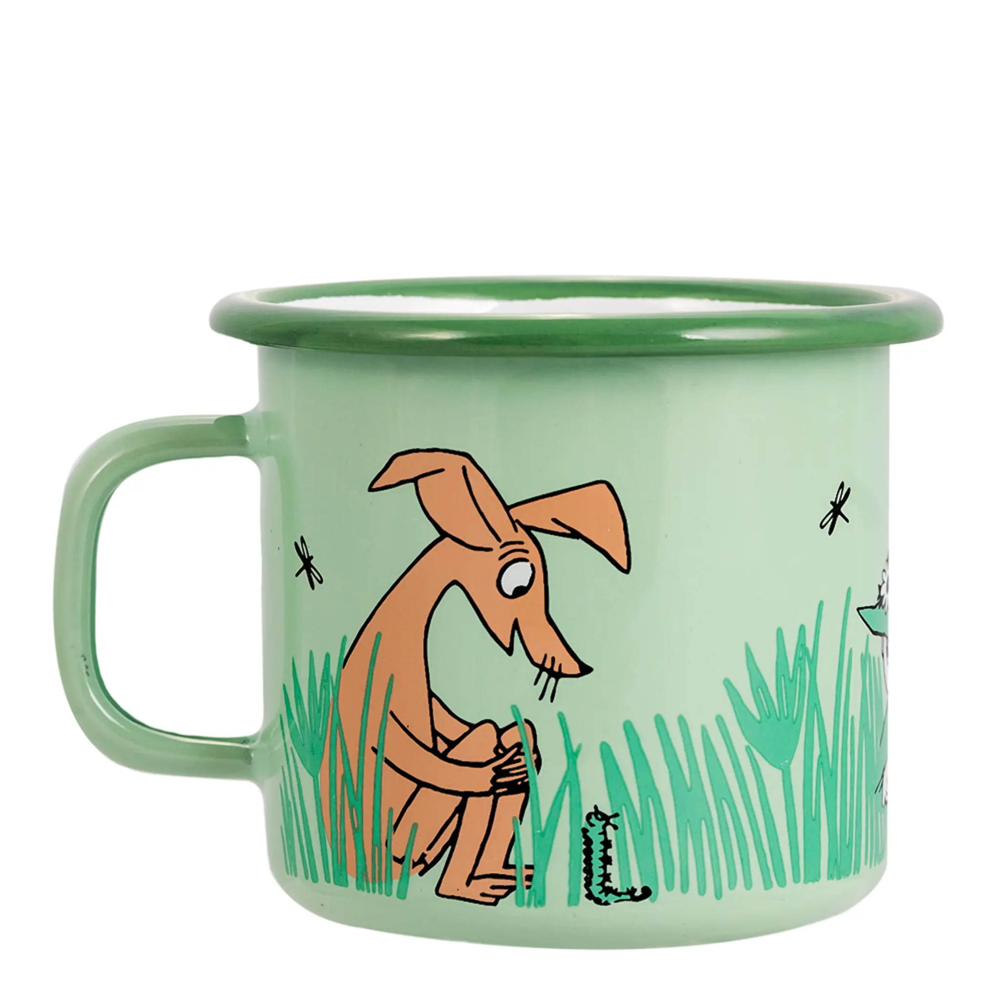 Muurla Mumin Emaljmugg Pojkar 25 cl grön