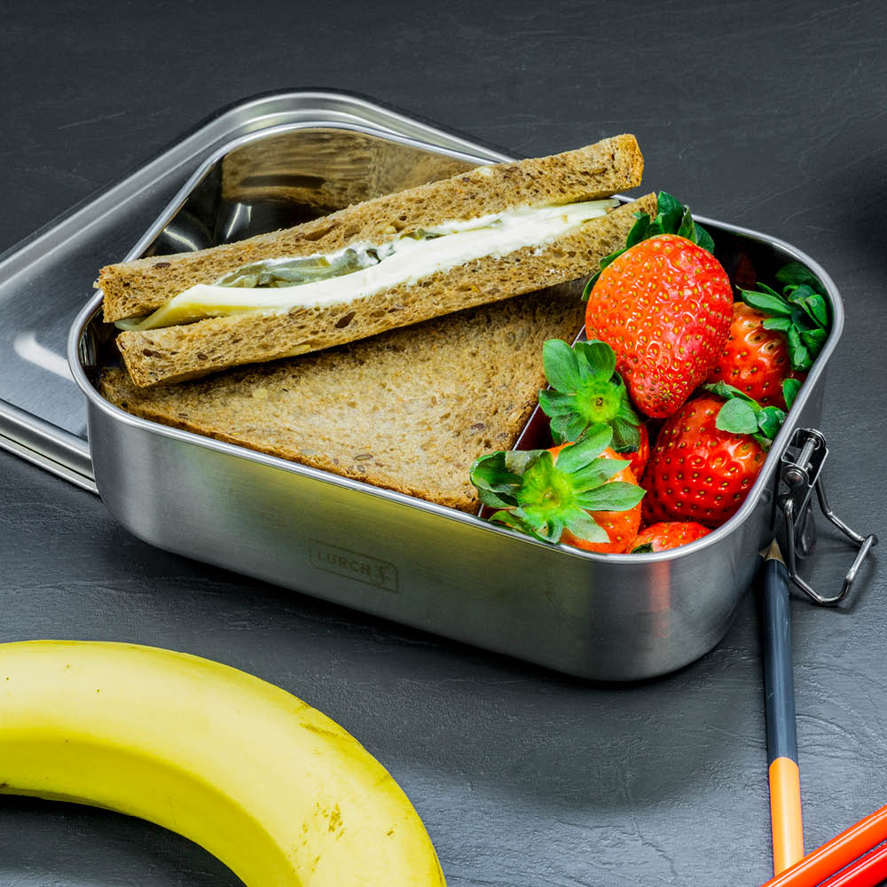 Lurch Snap matlåda 1,2 L rostfritt stål