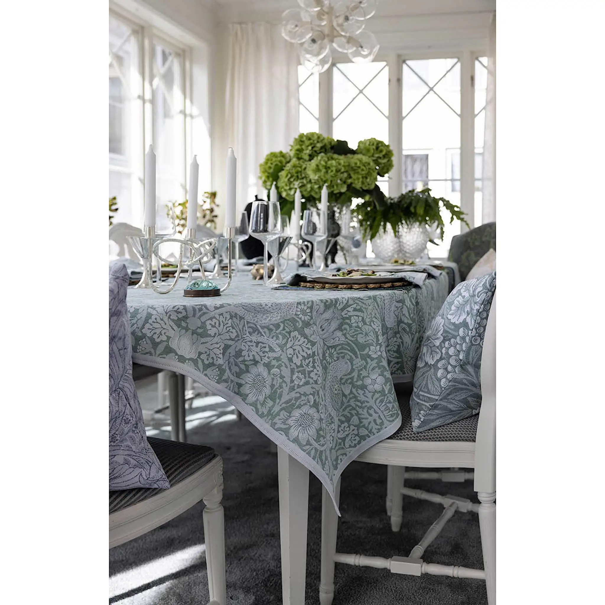 Ekelund William Morris Vine kuddfodral 40x40 cm grön