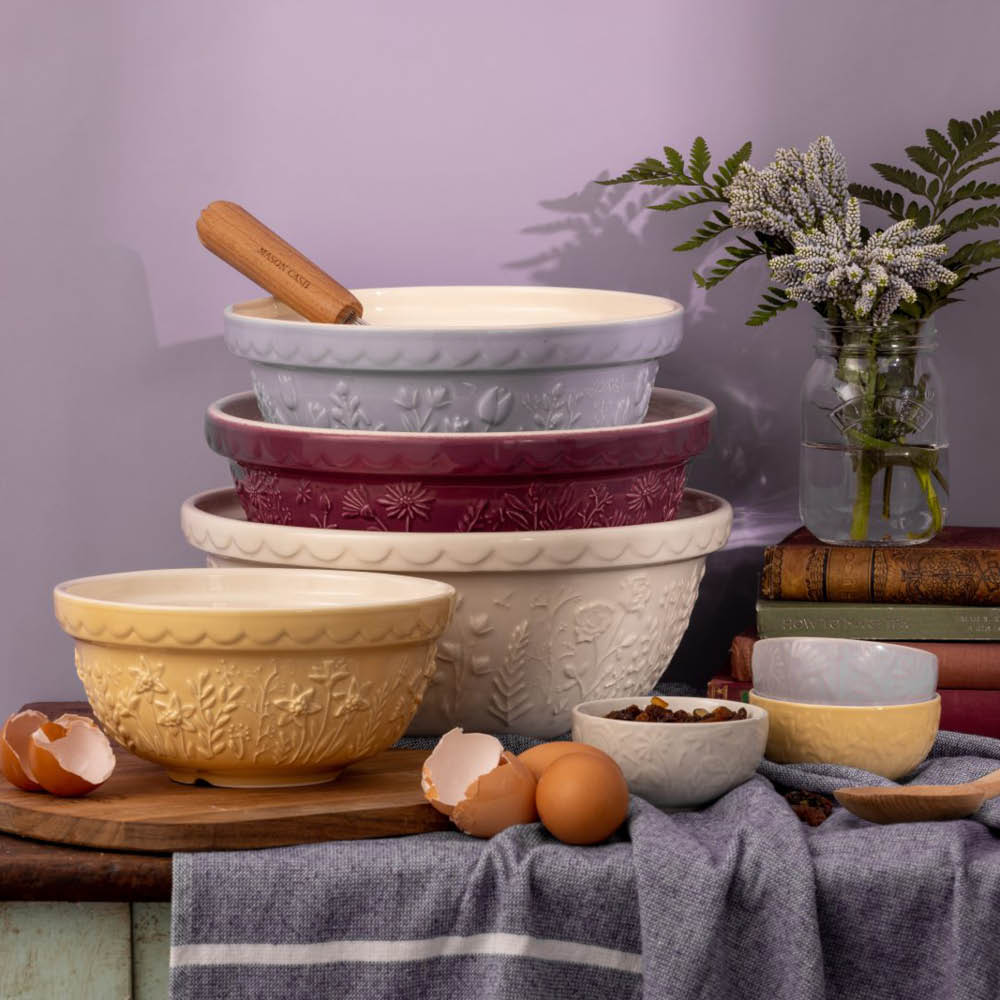 Mason Cash In The Meadow blandningsskål S24 2 L Tulpan lila