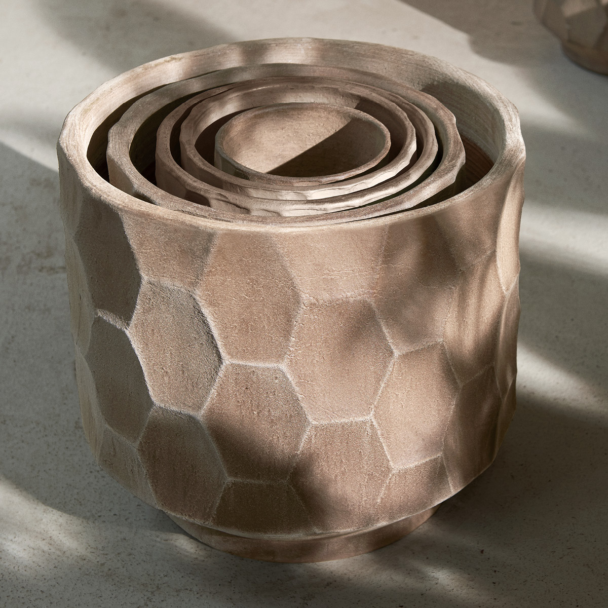 Kähler Gro Kruka Med Fat 43 cm Ljus Sand