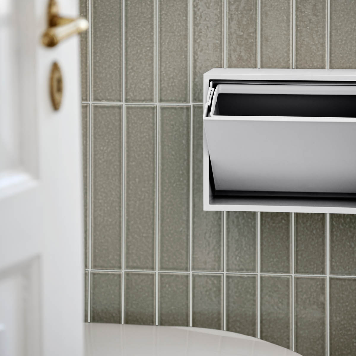 ReCollector Mini sorteringsbox 30x10x15 cm Brilliant White