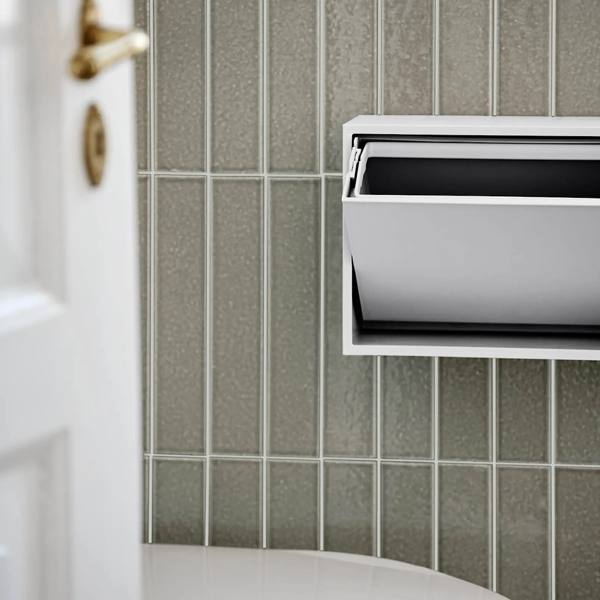 ReCollector Mini sorteringsbox 30x10x15 cm Brilliant White