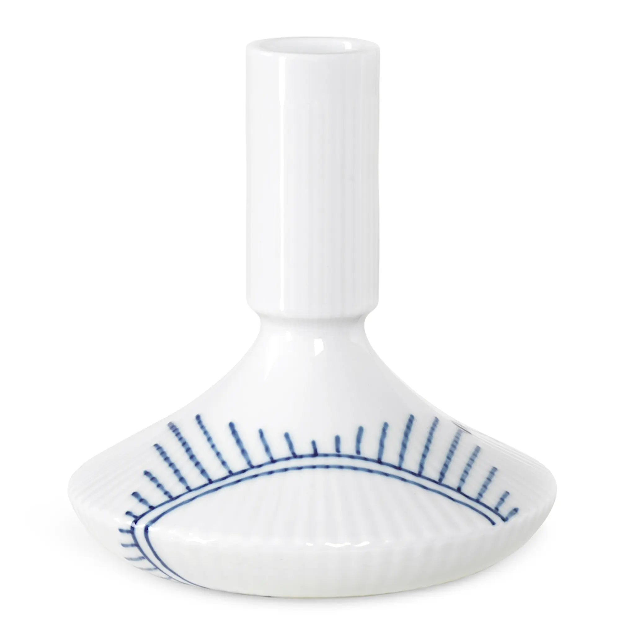 Royal Copenhagen Blue Fluted Mega Ljusstake 12 cm