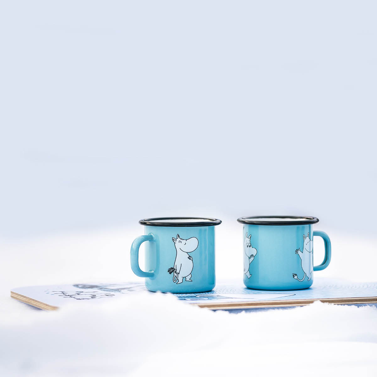 Muurla Mumin Emaljmugg Mumintrollet 25 cl Blå