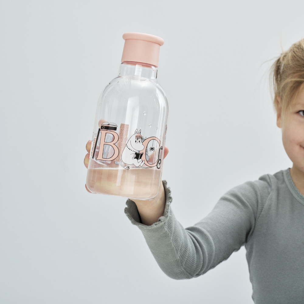 RIG-TIG Moomin ABC DRINK-IT vannflaske 0,5L salmon