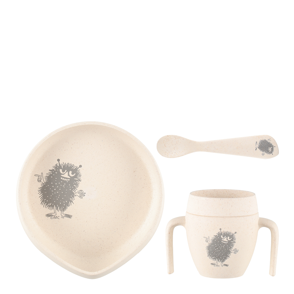 Skandino Mumin barnservis 3 delar Stinky