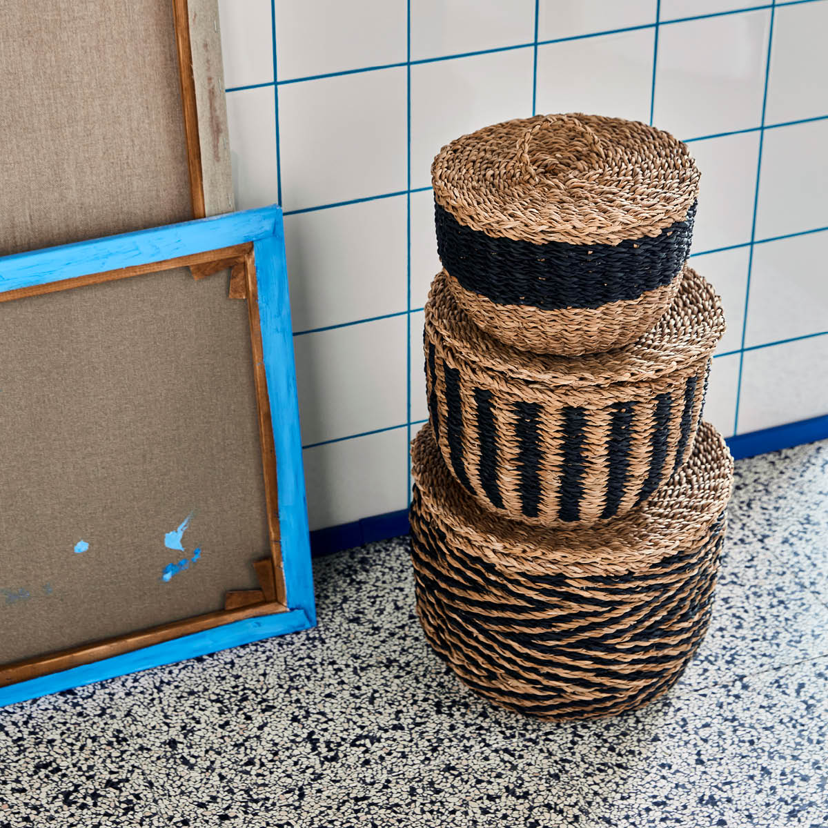 House Doctor Säilytyskori Cesto 3 kpl monivärinen