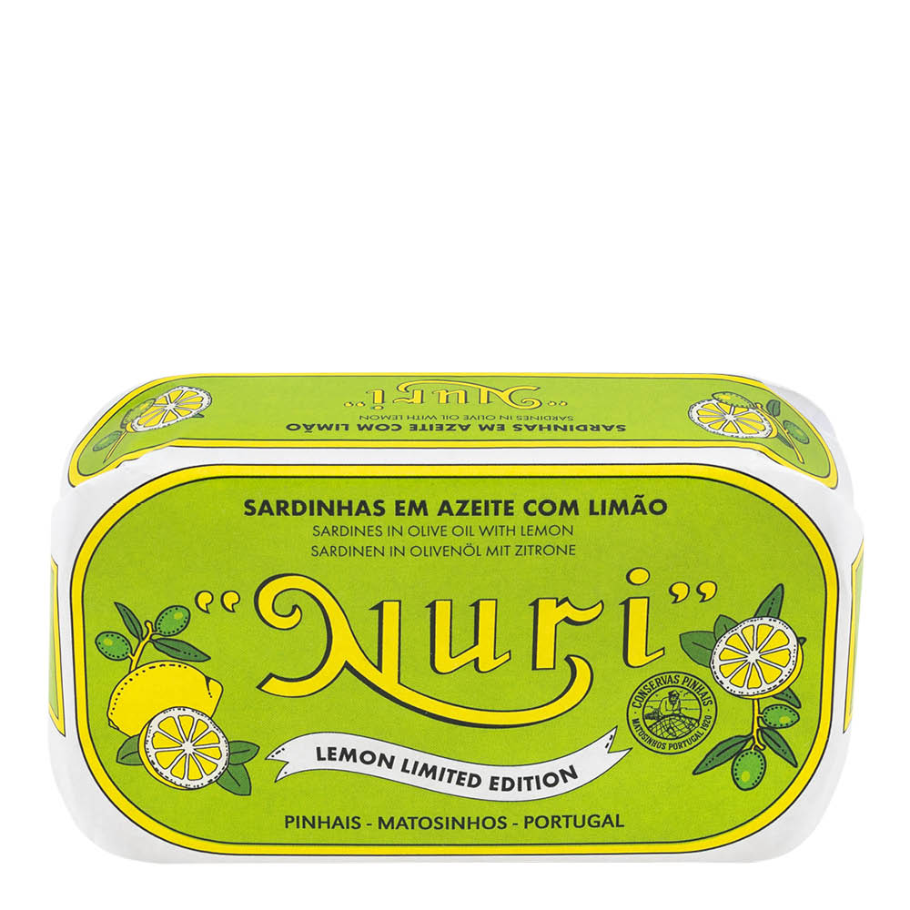 Nuri Pinhais Sardiner i olivolja och citron 125 g
