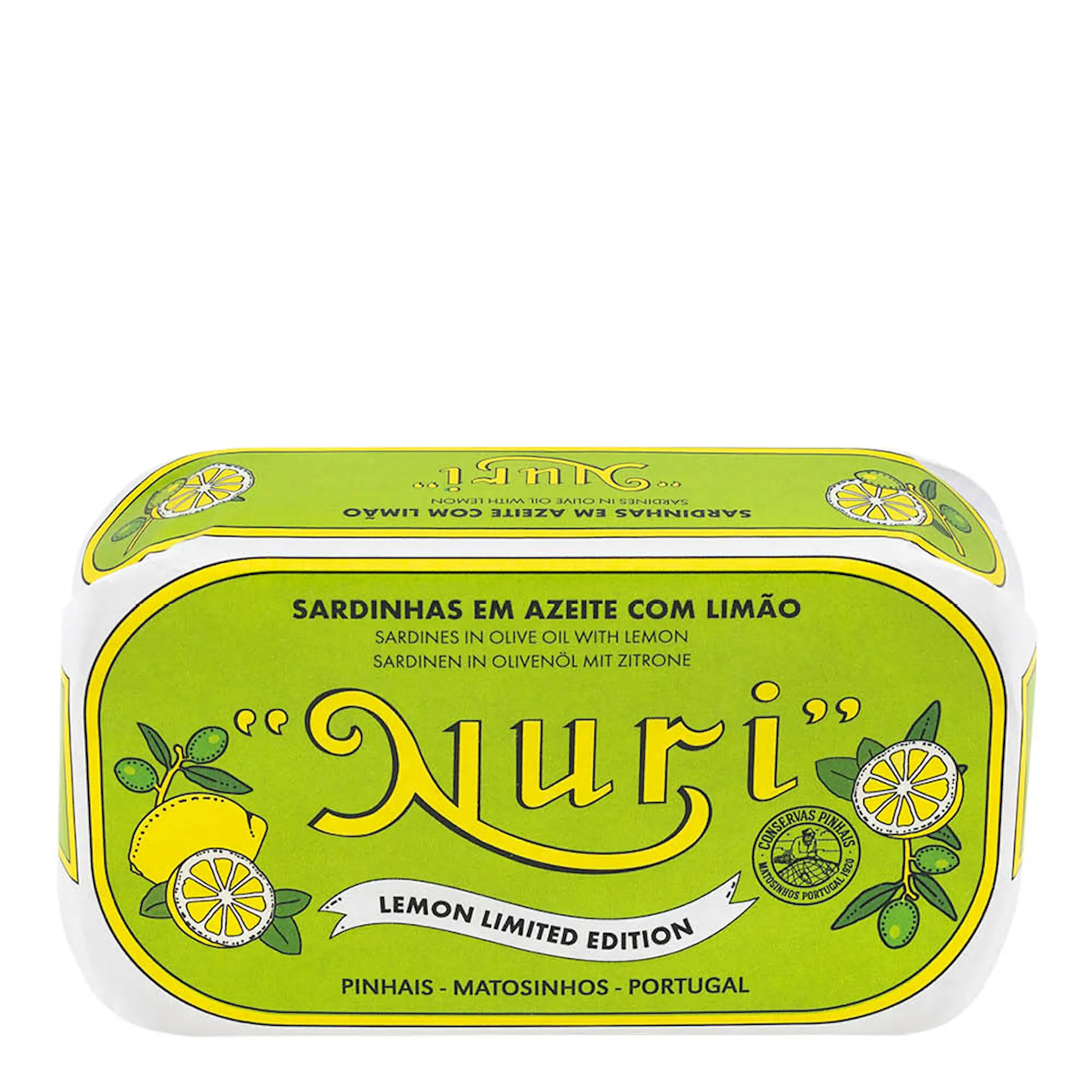 Nuri Pinhais Sardiner i olivolja och citron 125 g