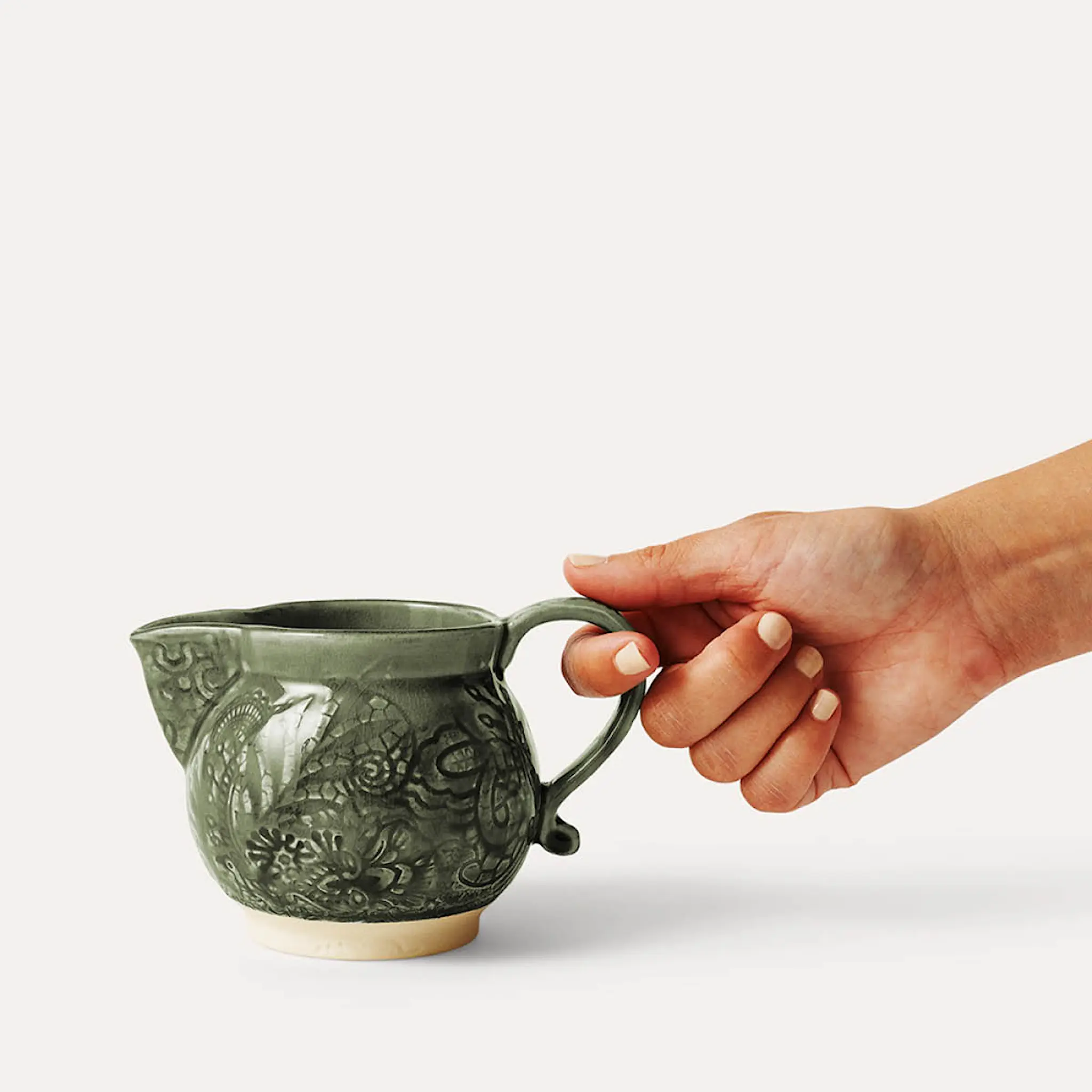 Sthål Arabesque fløtemugge 30 cl shadow