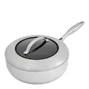 CTX Traktörpanna djup med lock 26 cm Rostfri