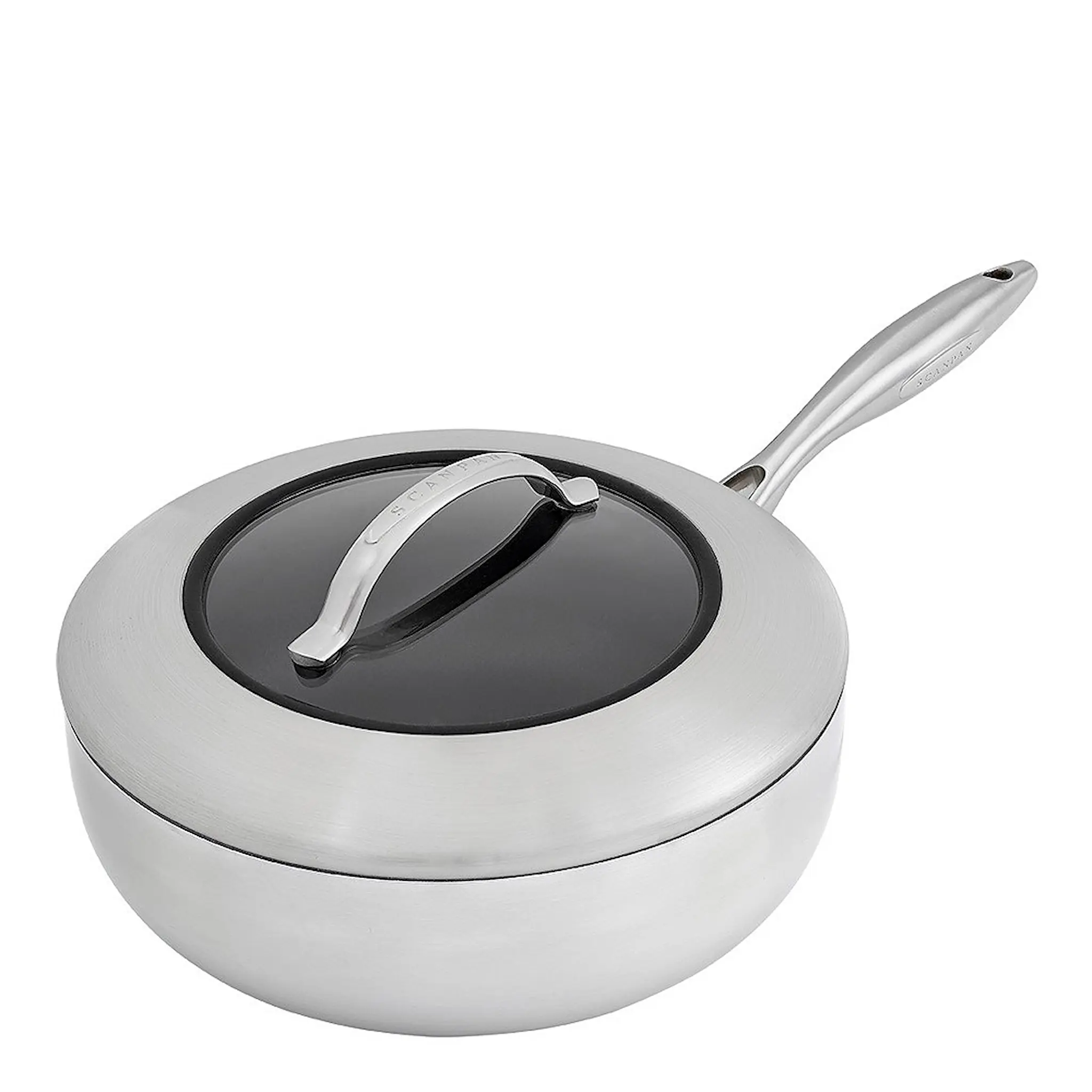 Scanpan CTX Traktörpanna djup med lock 26 cm Rostfri