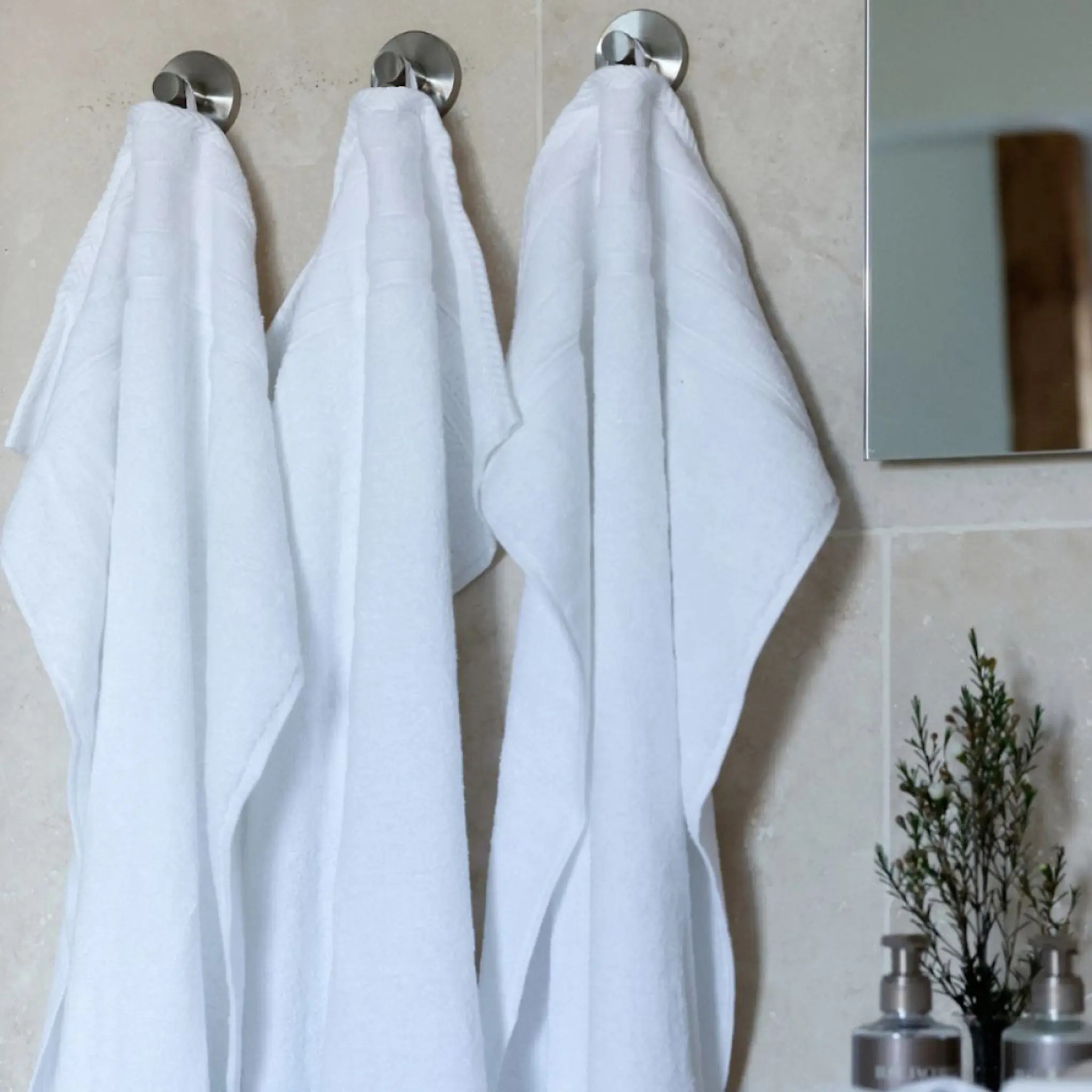 Home by Ilse Jacobsen Bath Collection gästhandduk 40x60 cm 2-pack white cotton