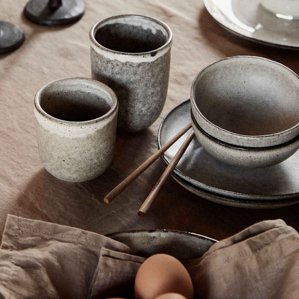 Tell Me More Bon Mugg Small 20 cl Grå