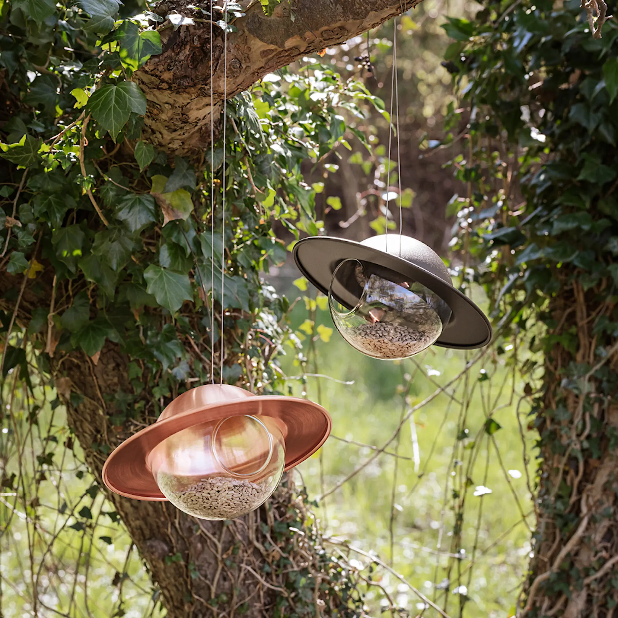 Eva Solo Saturn Linnunsyötin 15x24 cm Kupari