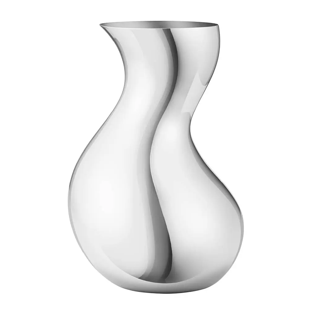 Cobra vase medium 22 cm stål