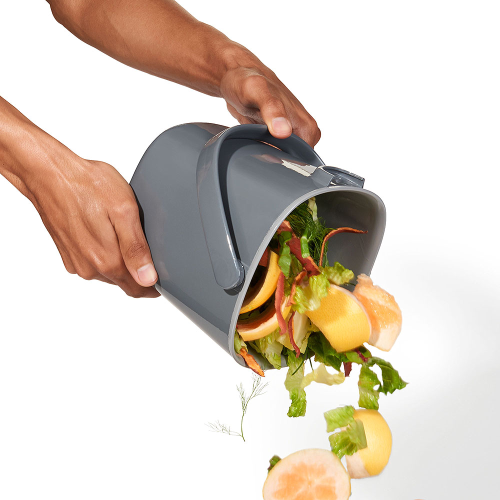 Oxo Easy-Clean Kompostkärl 2,8 L Charcoal