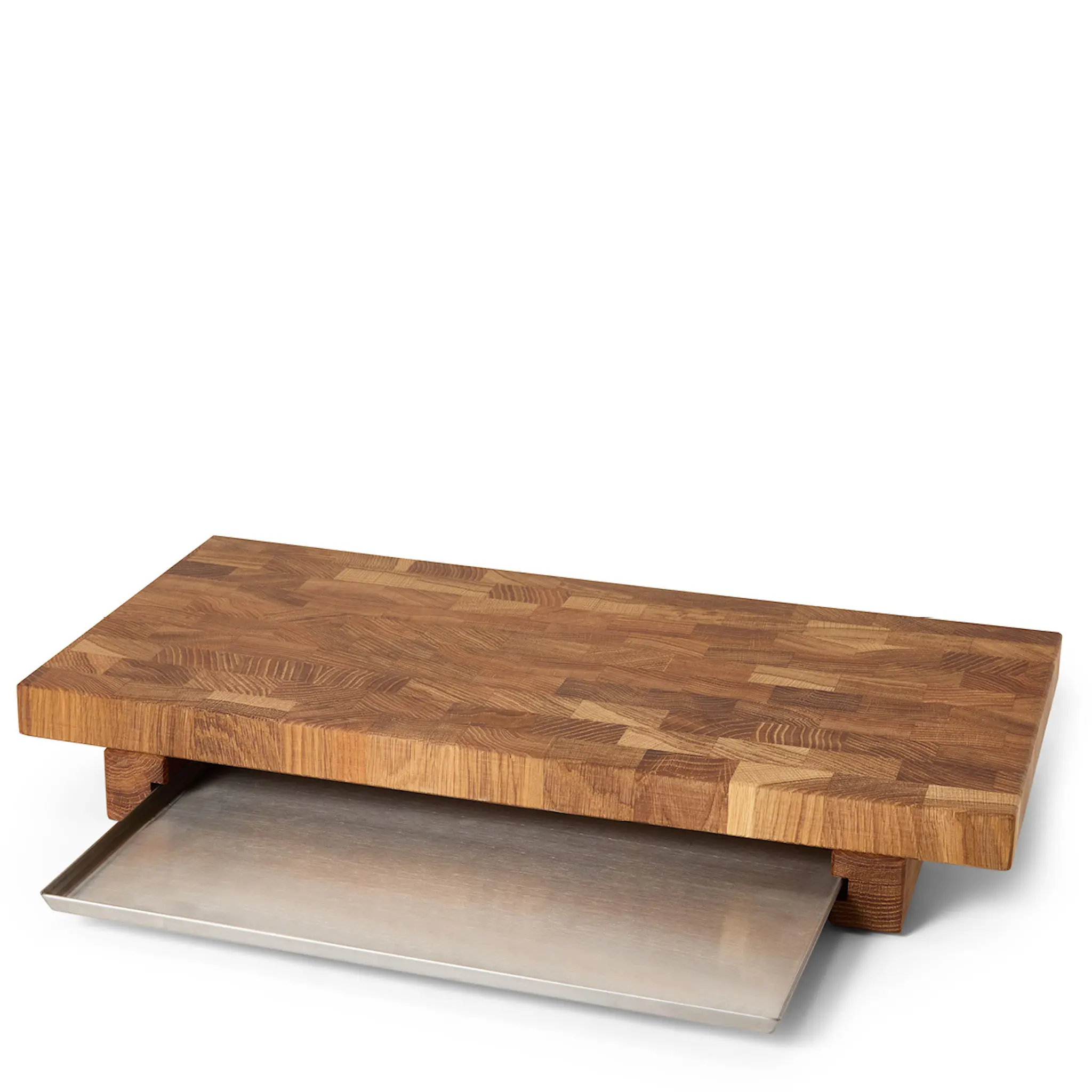 Culimat Mathias Dahlgren Edition skärbräda i ek med rostfri bricka 50x25 cm