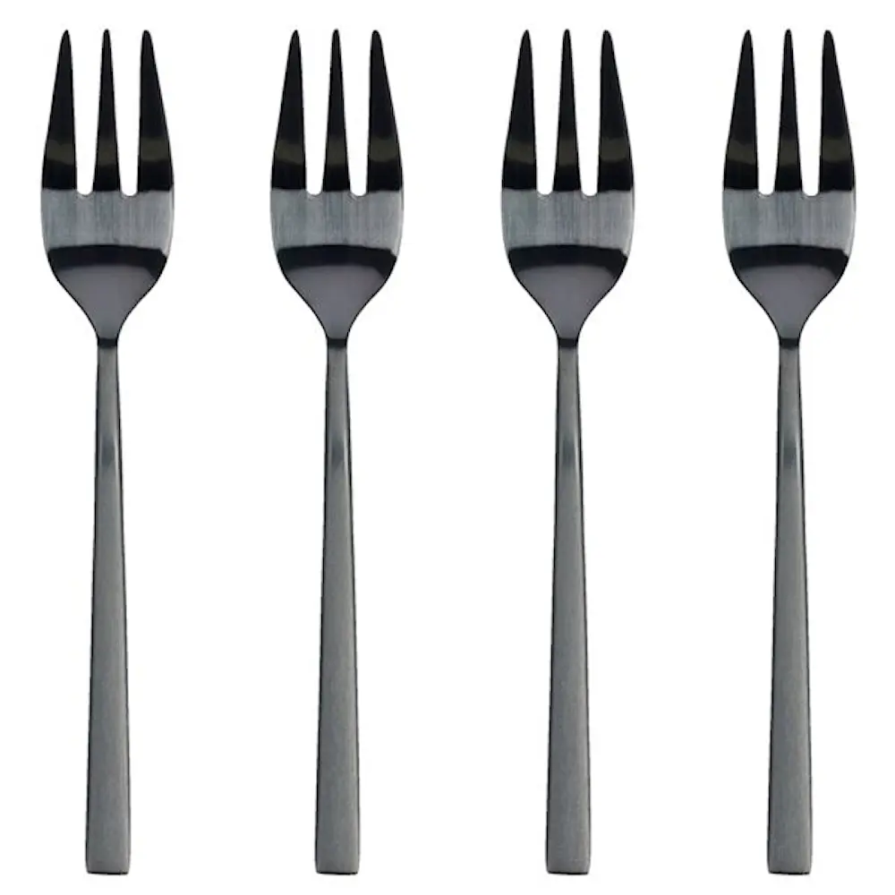 Bitz Kakkuhaarukka 14,4 cm 4 kpl Musta