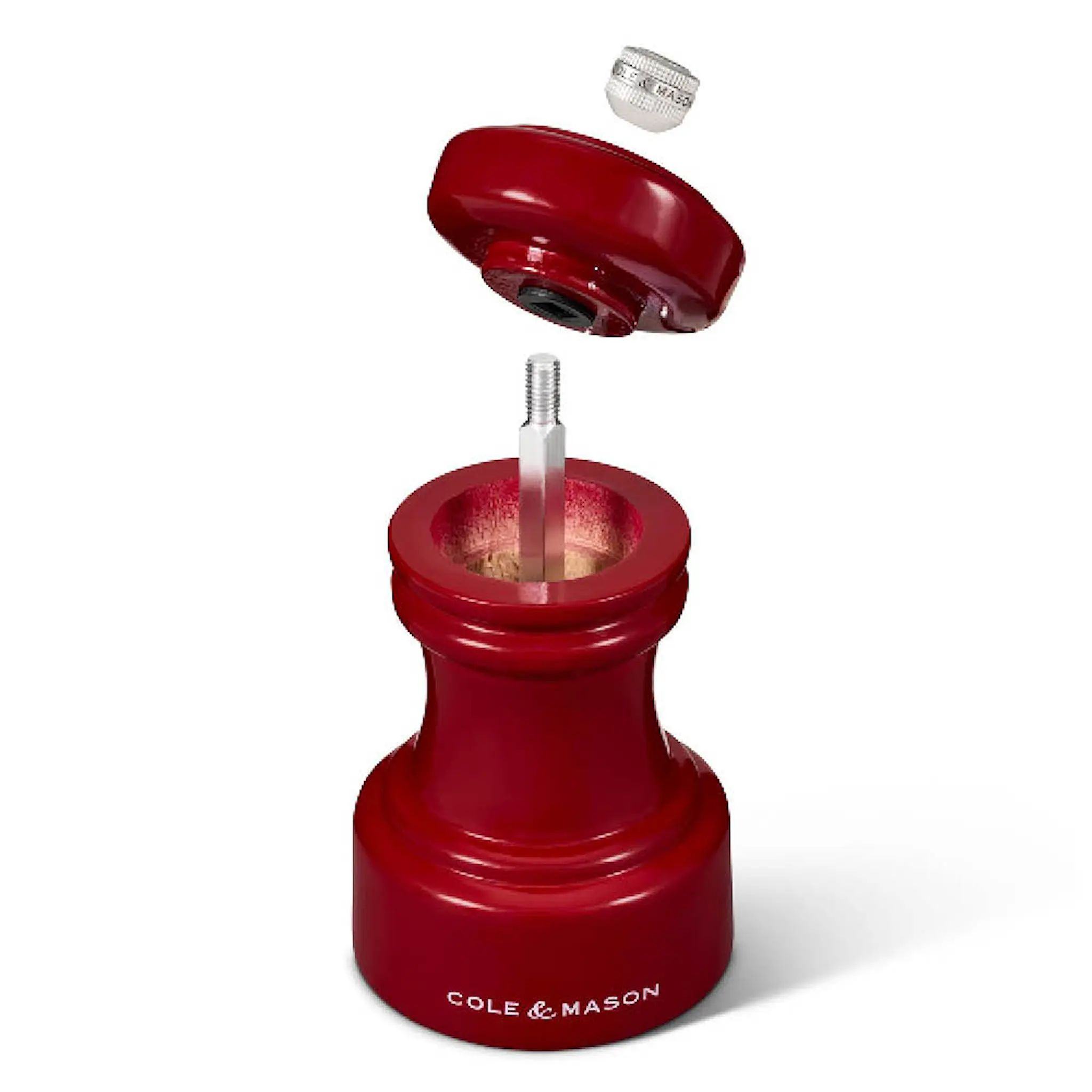 Cole & Mason Hoxton Pepparkvarn 10 cm Röd