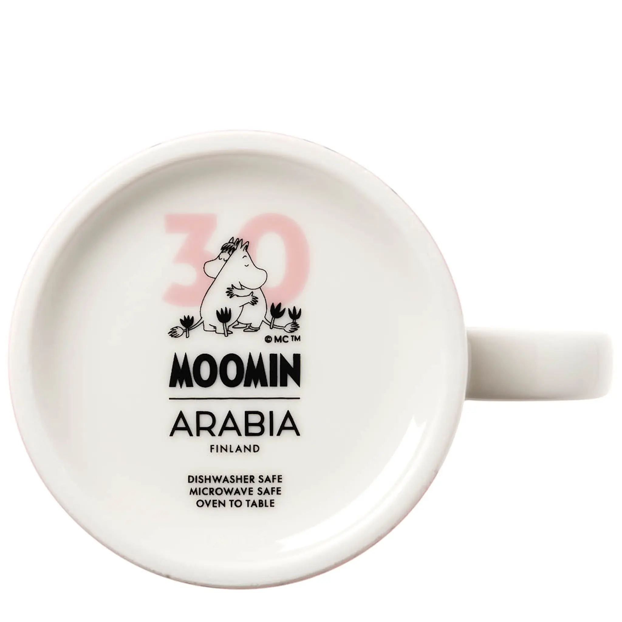 Moomin Arabia Mummikopp 40 cl Kjærlighet rosa 30 år