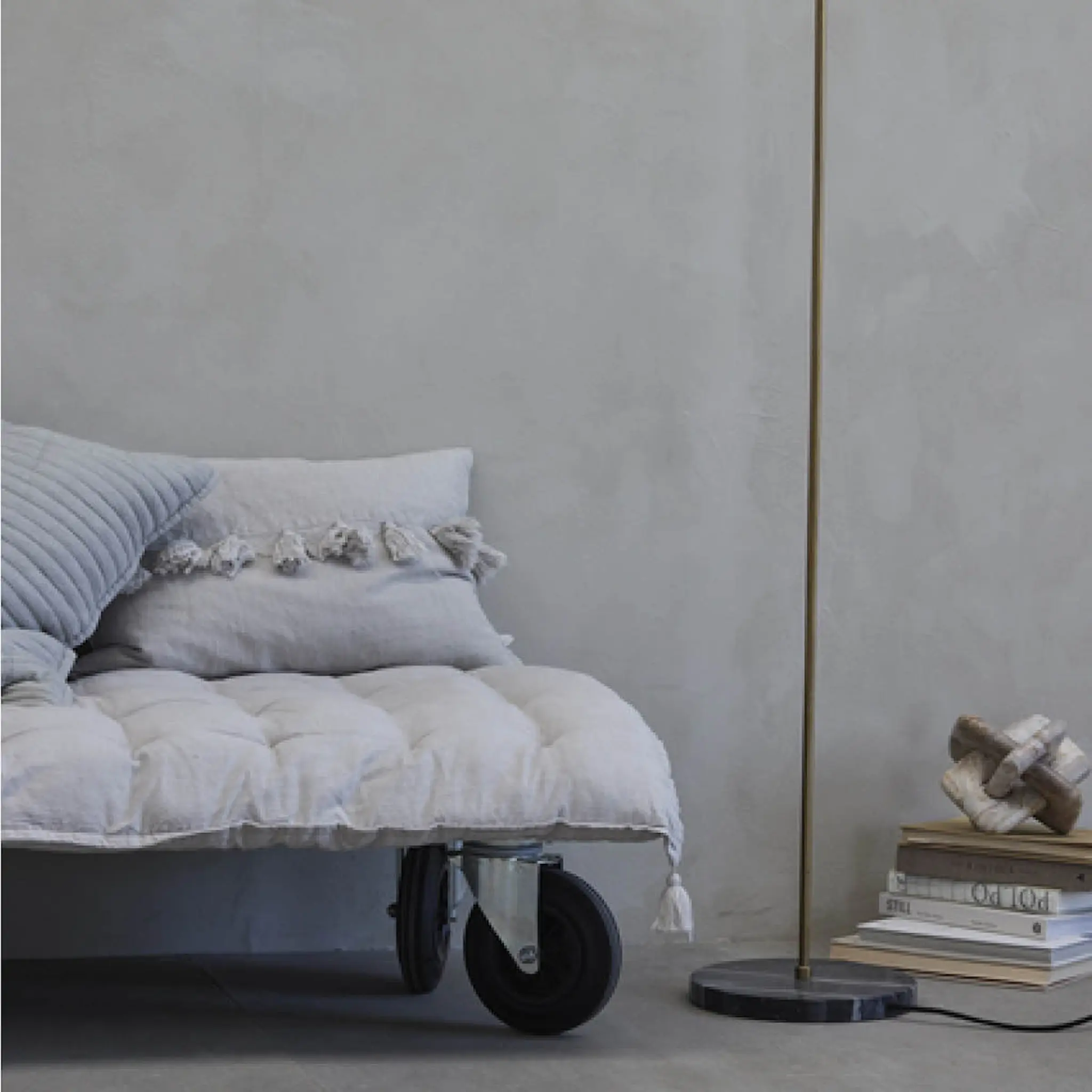 Lene Bjerre Felima madrass 190x70x7 cm lin